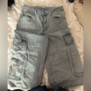 Light Blue Cargo Pants